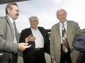 Josef Holcman, Ludv�k Vacul�k a Miroslav Zikmund