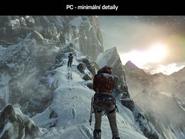 Porovnání grafiky v Rise of the Tomb Raider