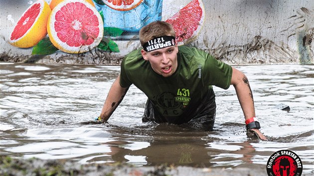 Vodn pkop na zvod Spartan Race Sprint v Praze