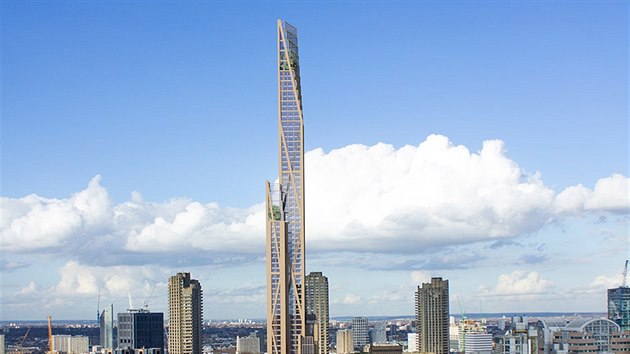 V Londn se chystaj ke stavb Oakwood Tower, nejvyho devnho mrakodrapu na svt.