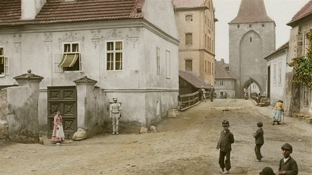 Prask brna v Beroun kolem roku 1890 