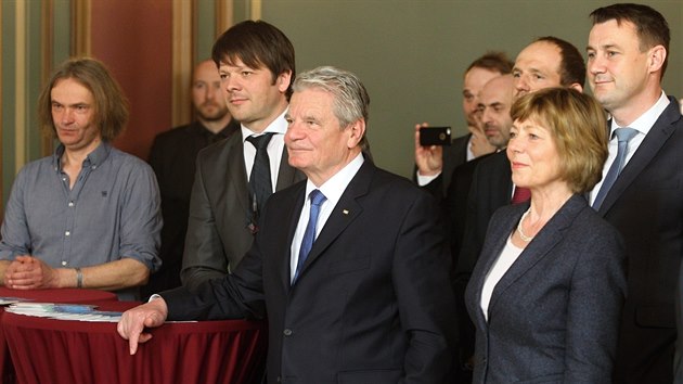 Nmeck prezident Joachim Gauck (uprosted, 28. dubna 2016)
