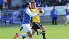 Momentka z duelu Táborsko vs. Bud�jovice (�lutá).