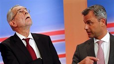 Rakouští prezidentští kandidáti: Alexander van der Bellen (vlevo) a Norbert...