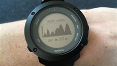 Suunto Ambit 3 Vertical - profil minulého bhu