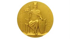 Medaile z roku 1929 od Josefa ejnosta k dokonení velechrámu sv. Víta a k...