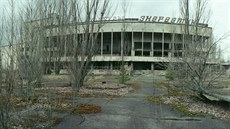 MIchal Sup fotil v okolí Černobylu panoramatickým filmovým fotoaparátem.