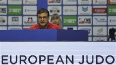 Trenér judistické reprezentace Petr Lacina na mistrovství Evropy 2016