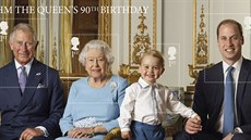 Britská pošta vydává u příležitosti 90. narozenin královny Alžběty II. sadu...