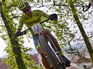 Mistr svta v silniní cyklistice Peter Sagan nasedl v Teplicích na horské kolo.