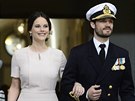 védský princ Carl Philip a jeho manelka princezna Sofia (Stockholm, 30. dubna...