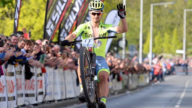 Silnin cyklista Peter Sagan vyzkouel esk pohr v cross country horskch kol a dojel tvrt.