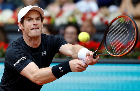 Brit Andy Murray ve finále turnaje na madridské antuce.