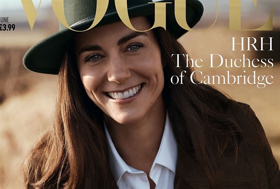 Vévodkyn Kate na ervnové obálce magazínu Vogue (2016)