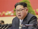 Kim ong-un na sjezdu Korejské strany práce (7.5.2016)