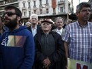ecko schválilo nové reformy, lidé protestovali (8. kvten 2016)