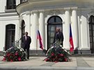 Milo Zeman na ruské ambasád