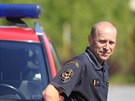 Vedouc� vy�et�ovatel hasi�� Jihomoravsk�ho kraje Pavel Tinka.