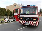 Tragická nehoda v Dolanech u Olomouce, jeden mrtvý, dva zranní. (2.kvtna 2016)