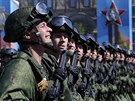 V ruské metropoli Moskv se konala slavnostní vojenská pehlídka na Rudém...