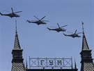 Vrtulníky Mi-35M. V ruské metropoli Moskv se letos opt konala slavnostní...