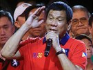 Kandidát na prezidenta Filipín Rodrigo Duterte. Pedvolební przkumy mu...