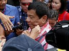 Kandidát na prezidenta Filipín Rodrigo Duterte. Předvolební průzkumy mu...