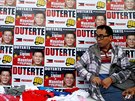 Předvolební průzkumy Duterteovi předpovídají zisk třetiny hlasů, jeho příznivci...