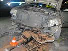 Řidič Škody Superb narazil do signalizačního zařízení, které se následně...