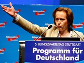 Beatrix von Storch hovo na stranickm kongresu Alternativy pro Nmecko.