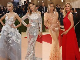 Karolína Kurková, Cindy Crawfordová, Beyoncé a Ivanka Trumpová