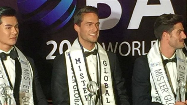Tomáš Martinka na soutěži Mister Global 2016