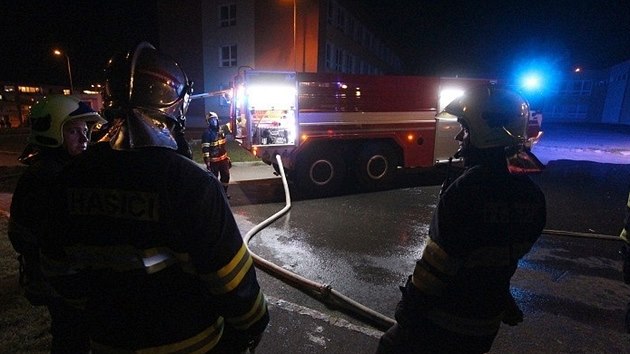 V sobotu veer mli na pilno hasii v Most (30. dubna 2016).