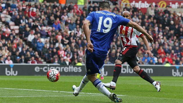 DIEGL! tonk Chelsea Diego Costa otevel touto stelou skre zpasu v Sunderlandu.