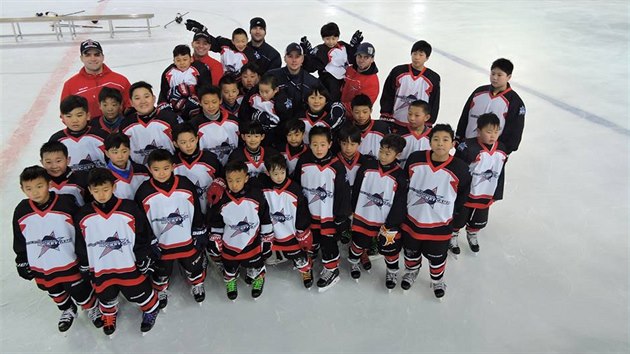 Česko-čínská spolupráce má dětem pomoci při rozvoji hokejových dovedností.