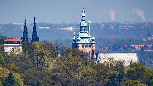 Pražský hrad, věže Chrámu svatého Víta