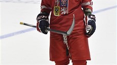 Richard Jarůšek v dresu české hokejové reprezentace.