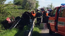 Tragická nehoda v sobotu zkomplikovala dopravu na hlavním tahu z Prahy do...