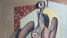 Díla v aukci pocházely z depozitá Galerie Zlatá Husa sbratele umní Vladimíra elezného,.