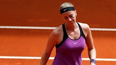 ZKLAMANÁ. Petra Kvitová v osmifinále turnaje v Madridu