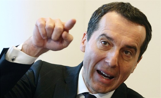 Kandidát na rakouského kanclée Christian Kern (31. ledna 2014)