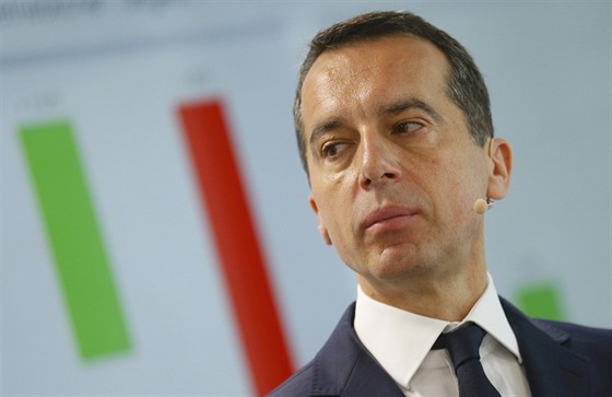 Rakouský kanclé Christian Kern.