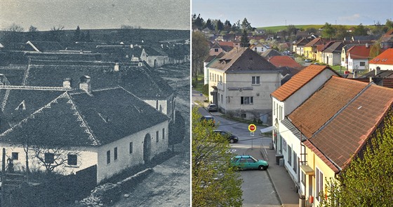 Stará íe. Kombinace historického a dneního pohledu.