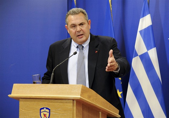 ecký ministr obrany Panos Kammenos