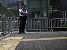 Bezpenostní opatení v Hong Kongu. (16. kvtna 2016). (16. kvtna 2016)