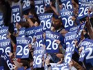 Choreo fanouk Chelsea pro klubovou legendu Johna Terryho.