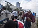 Pondlní protesty v Nairobi ukonil a tvrdý zásah policie (16. kvtna 2016)