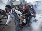 Pondlní protesty v Nairobi ukonil a tvrdý zásah policie (16. kvtna 2016)