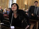 Klára Liptáková (KDU-SL) na úterním jednání brnnského zastupitelstva poprvé...