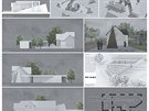Vítězný návrh Palachova památníku architektonické kanceláře MCA atelier s.r.o.